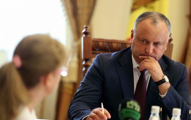Dodon: Vreau ca Moldova să fie ca Belarus. E nevoie de un lider puternic. Foto: presedinte.md