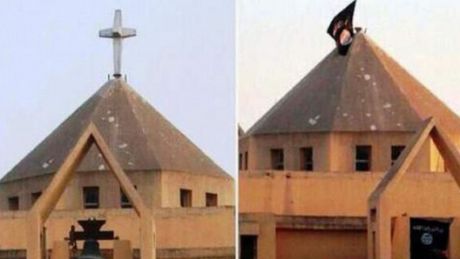 Un copil de 12 ani şi tatăl lui, crucificaţi în Siria. Foto: antena3.ro