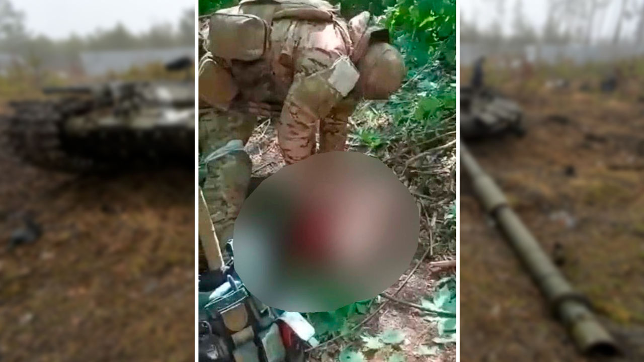 В сети распространили видео с обезглавливанием украинского военного.