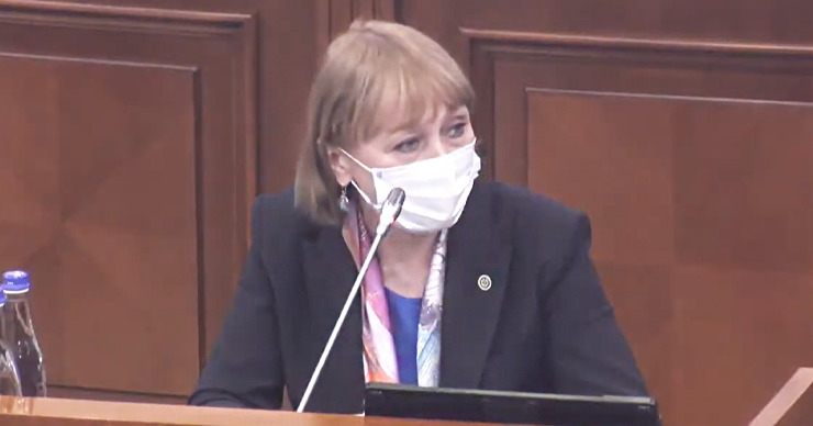 Министр здравоохранения Алла Немеренко. 