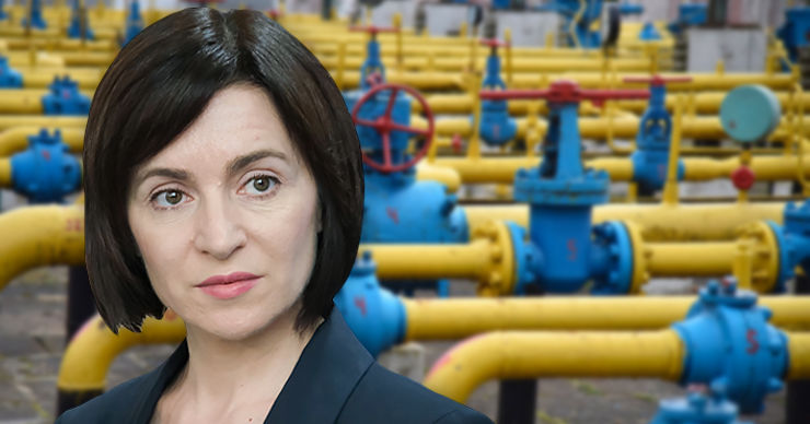 Президент Молдовы Майя Санду об альтернативе газу из РФ: Мы будем настаивать на этих проектах. Коллаж Point.md.