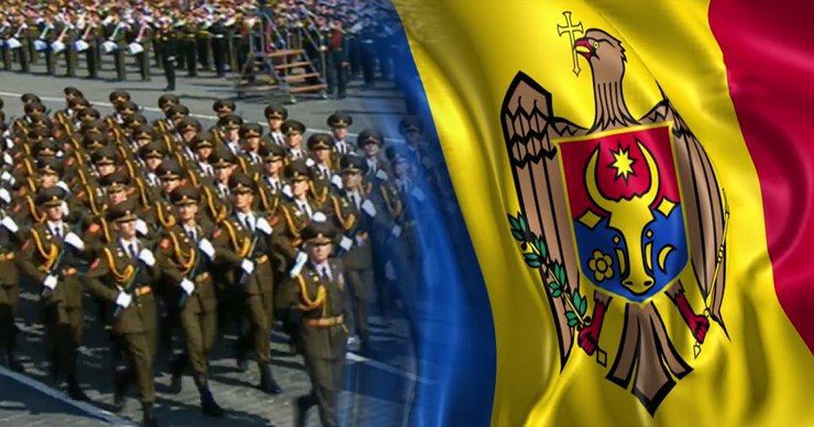 Рота Почетного караула РМ участвовала в параде Победы 9 мая 10 лет назад. Фото: Point.md.