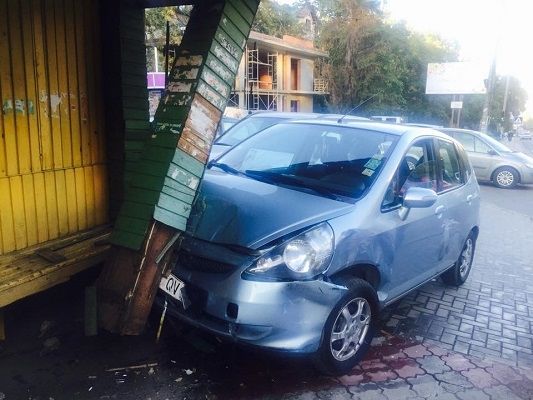 Accident in lant in sectorul Botanica al capitalei.