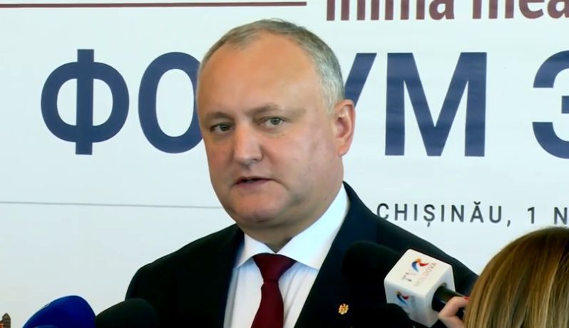 Президент РМ Игорь Додон.