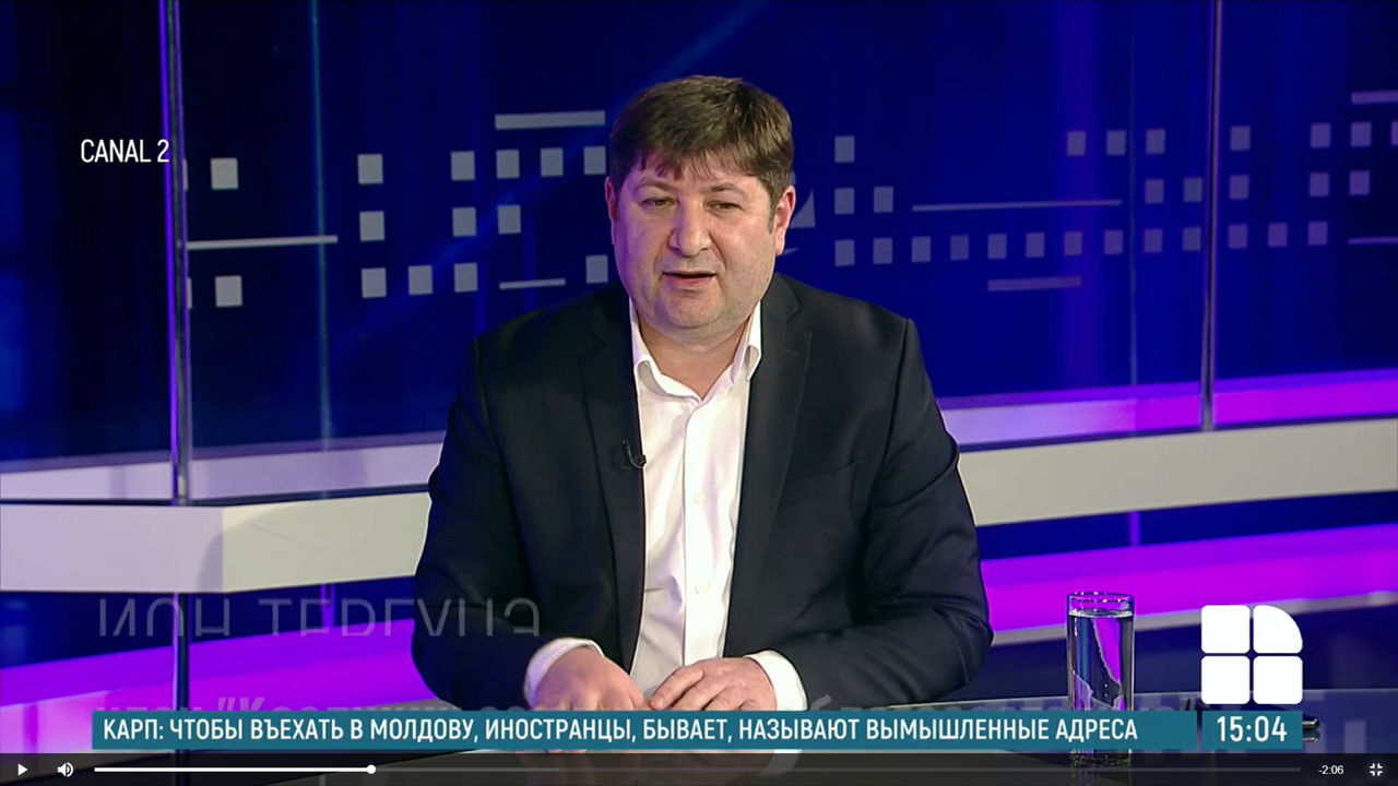 Представитель «Коалиции за единство и благополучие» Ион Тергуцэ.