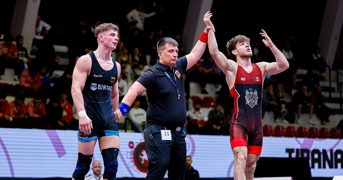 Молдавские борцы завоевали бронзу на Чемпионате Европы в Тиране.