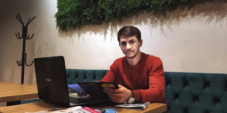 Un tânăr moldovean a deschis un local într-un oraș din România