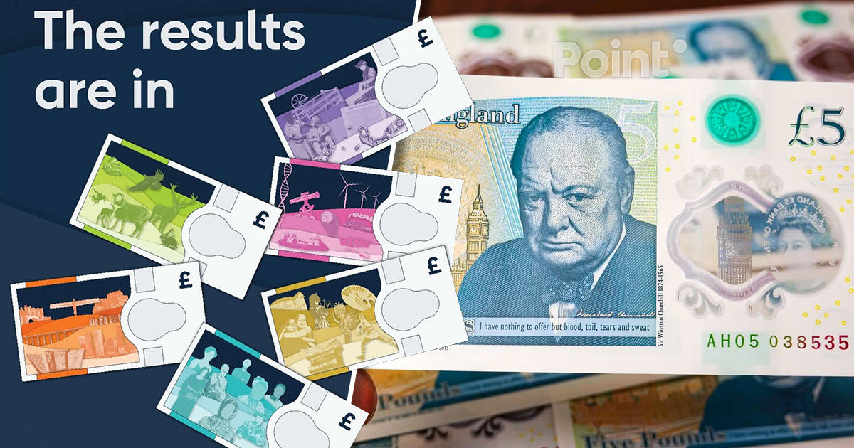 Churchill și Jane Austen de pe bancnotele britanice vor fi înlocuiți cu păsări și animale.