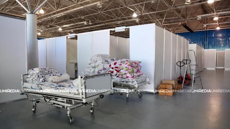Работы по обустройству медцентра на Moldexpo подходят к концу.