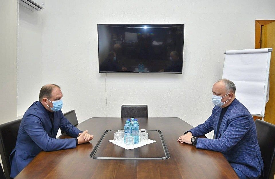 Ион Чебан провел встречу с Игорем Додоном.