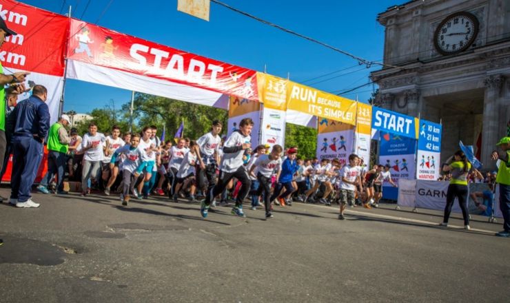 1 октября в Кишиневе пройдет третий Международный Кишиневский марафон.