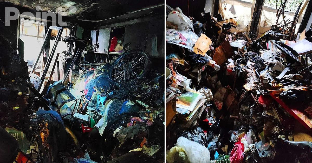 Un apartament plin cu gunoi, cuprins de flăcări la Bender. O persoană, evacuată.