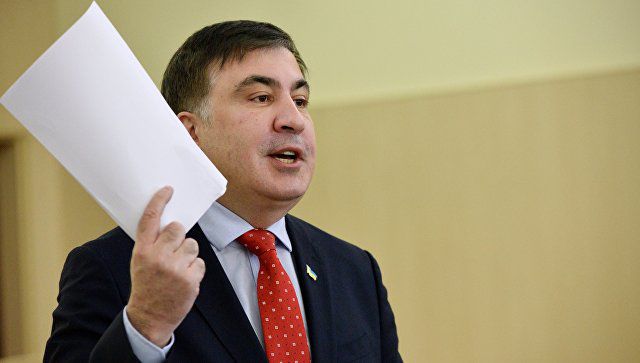Экс-глава Одесской области и бывший президент Грузии Михаил Саакашвили.