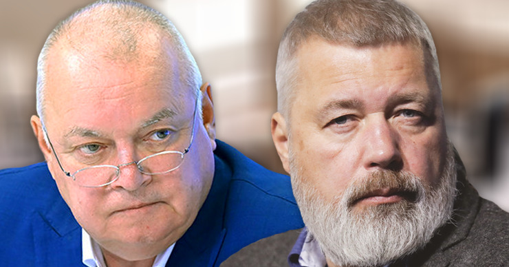 Киселев раскритиковал присуждение Муратову Нобелевской премии мира. Коллаж: Point.md