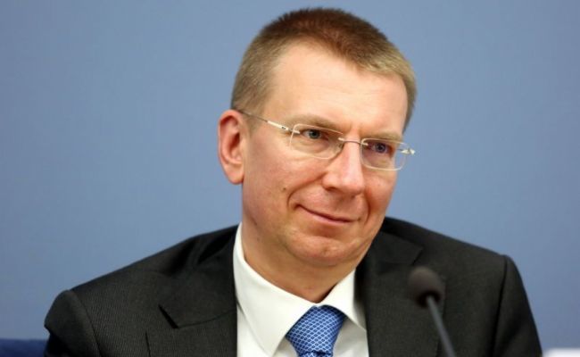 Глава МИД Латвии Эдгарс Ринкевич.
