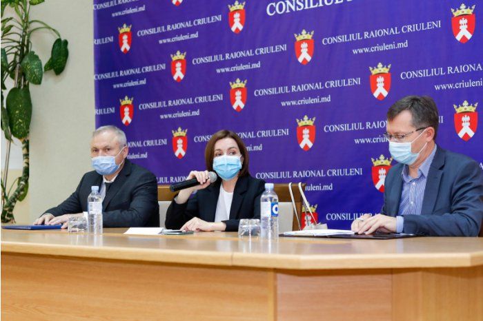 Президент Майя Санду побывала с рабочим визитом в Криулянском районе.