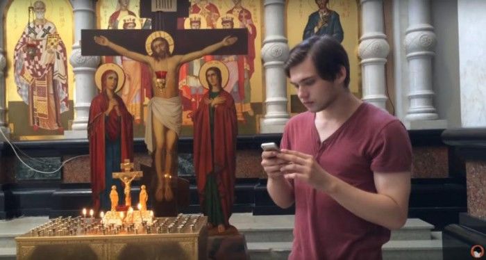 Blogger judecat în Rusia după ce a prins pokemoni într-o biserică. Foto: digi24.ro
