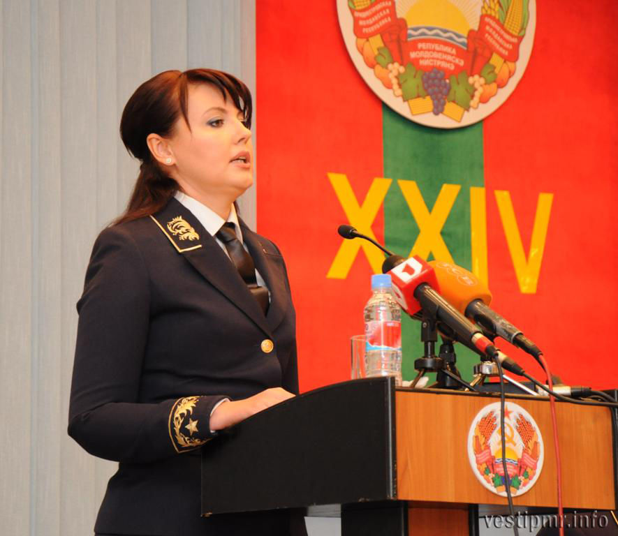 Глава внешнеполитического ведомства непризнанной ПМР Нина Штански.