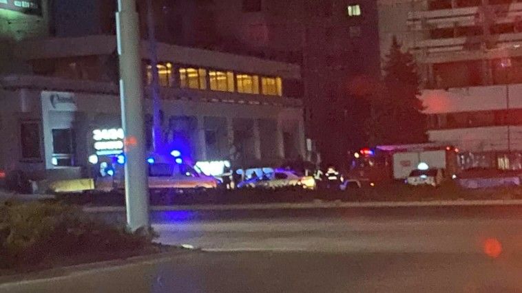 Конфликт у гостиницы Național: мужчину столкнули в фонтан.