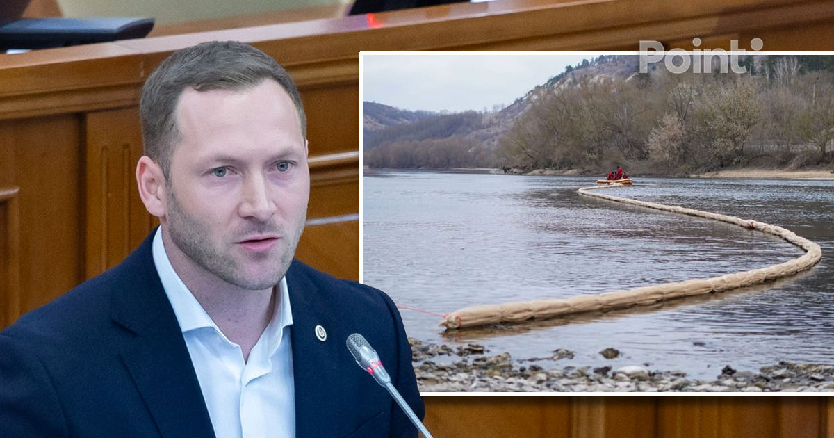 Хаждер: Риск появления нефтяных пятен на реке Днестр не исчез.