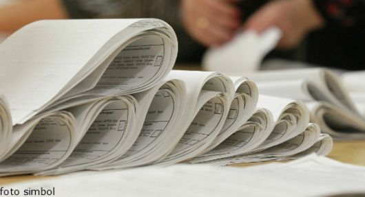 Buletinele de vot pentru Găgăuzia, tipărite.