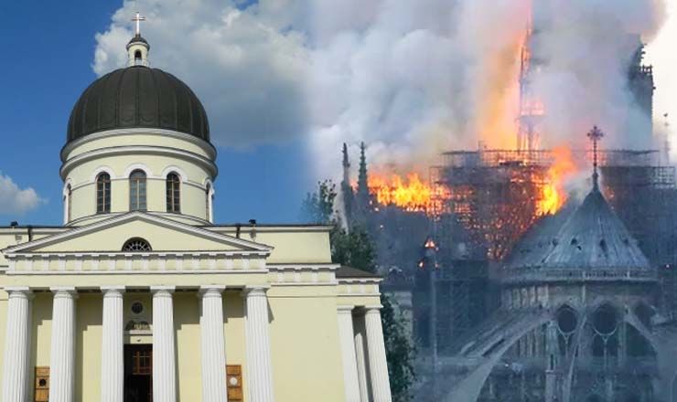 Митрополия Молдовы молится за скорейшее восстановление Нотр-Дама.