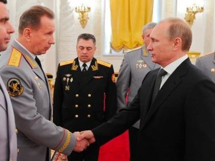 Виктор Золотов и Владимир Путин.