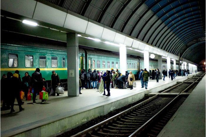 Поезд для перевозки беженцев будет курсировать дважды в день.