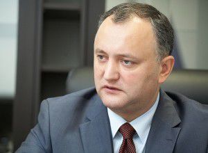Председатель Партии социалистов Игорь Додон.