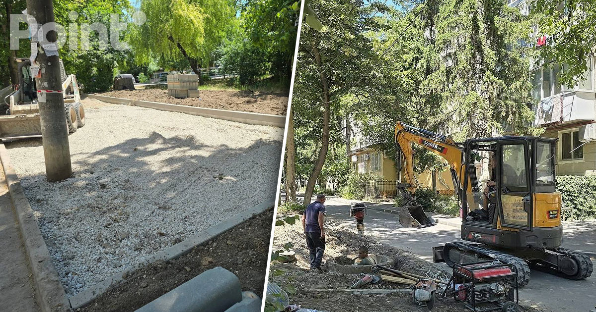 Noi locuri de parcare vor fi construite într-o curte de la Buiucani.