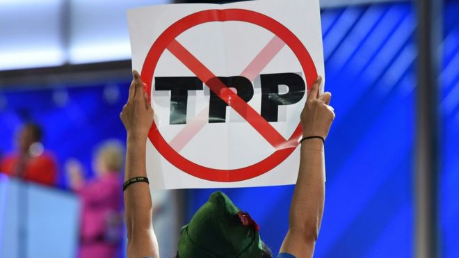 Сторонники Трампа опасались, что в соглашение о Транстихоокеанском партнерстве войдет Китай.