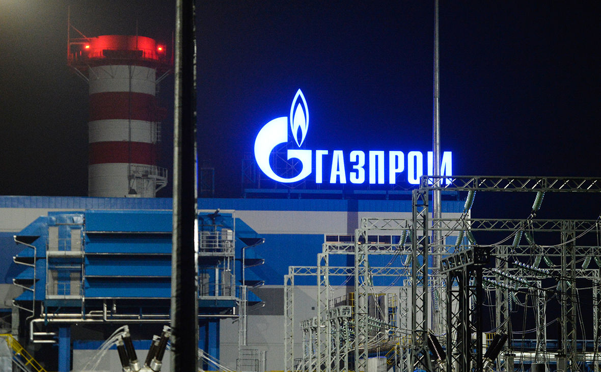 Акции "Газпрома" подскочили на десять процентов.