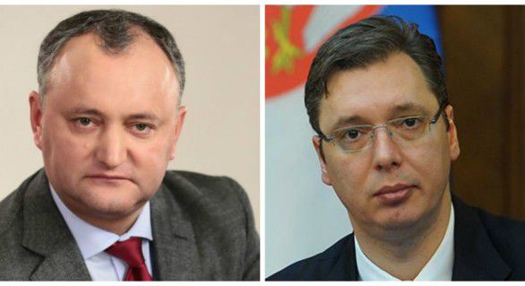 Igor Dodon l-a felicitat pe președintele sârb nou-ales, Aleksandar Vucic. 