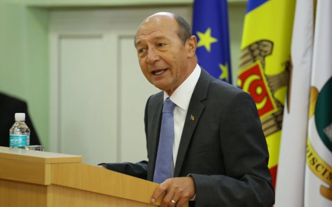 Fostul preşedinte al României Traian Băsescu.