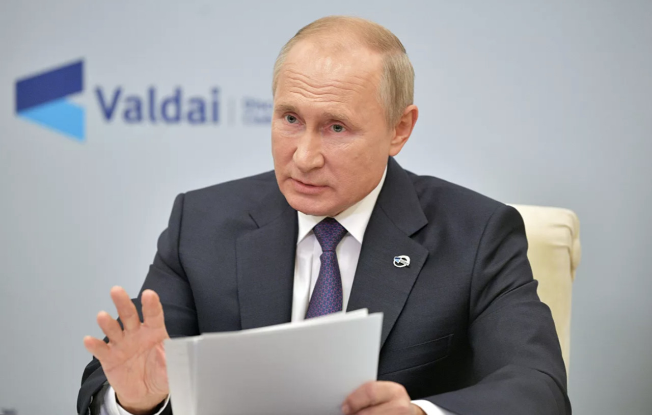 Путин заявил, что не считает себя мировым лидером.