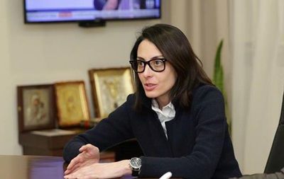 Начальник Национальной полиции Украины Хатия Деканоидзе.