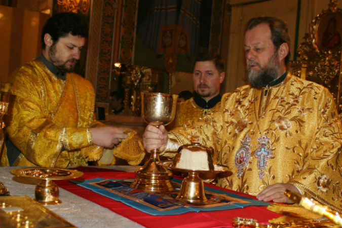 Литургию совершил митрополит Кишиневский и всея Молдовы Владимир. Фото: с сайта митрополии.