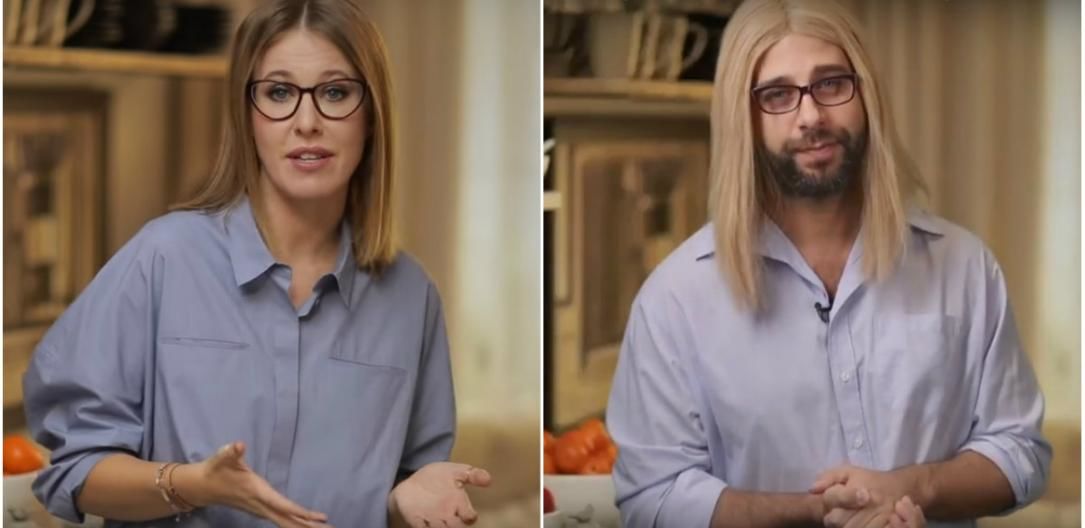Sobchak, parodiată de Urgant: Am 36 de ani, deși am 35. Foto: zugo.md