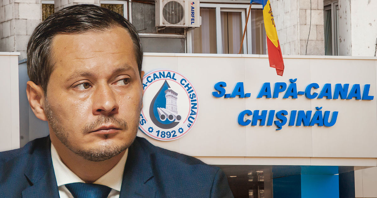 Бывший и. о. примара Кишинева Руслан Кодряну сообщил о доходах „Apă-Canal”. Коллаж Point.md.