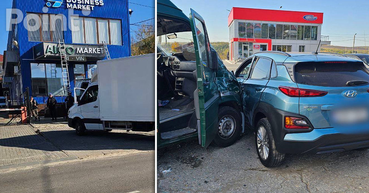 Trei automobile s-au tamponat la Ialoveni: Trei persoane, rănite.