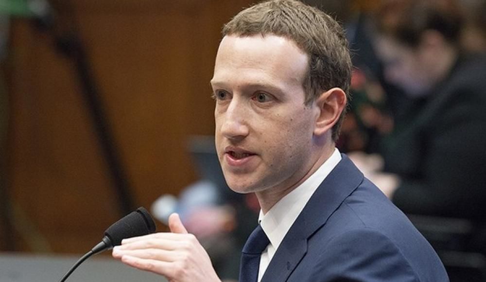 Глава Facebook Марк Цукерберг.