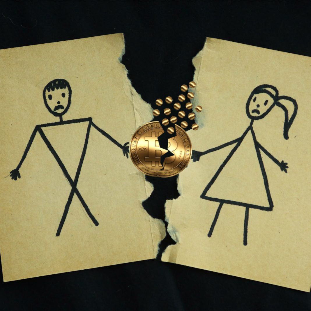 Divorţurile sunt neplăcute, dar criptomonedele le transformă într-un adevărat coşmar. 