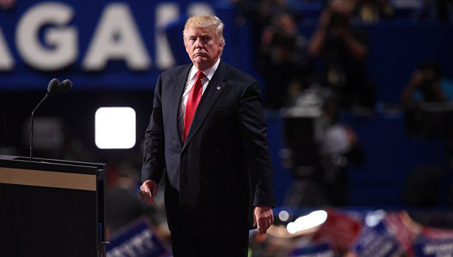 Кандидат в президенты от Республиканской партии Дональд Трамп.