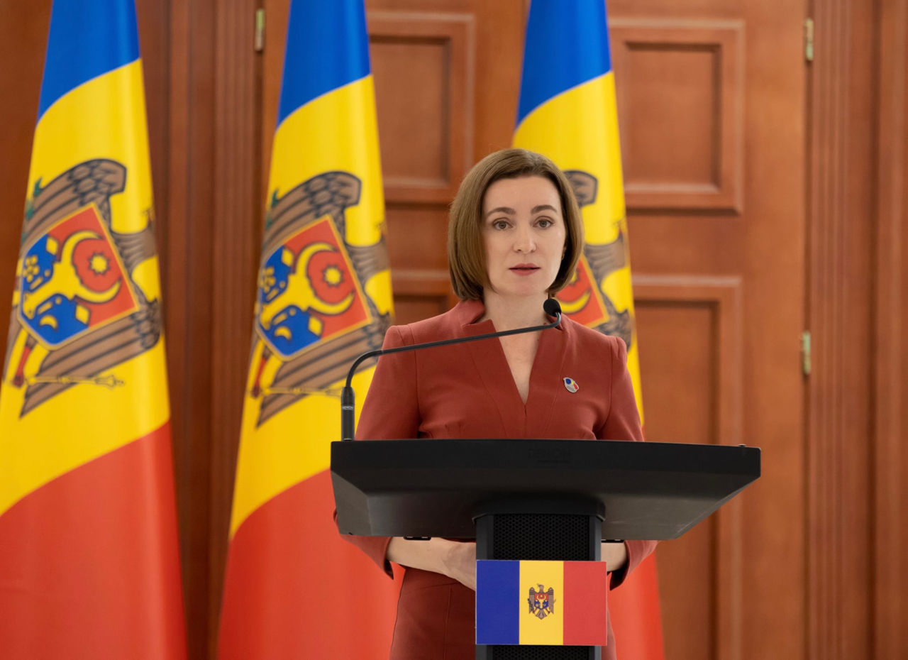 Президент Республики Молдова Майя Санду. 