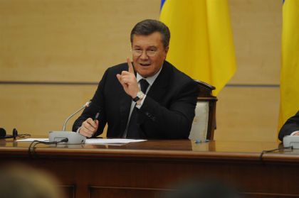 Обвинения в коррупции, которые способствовали его отстранению от власти, Янукович расценил как «политическую технологию».