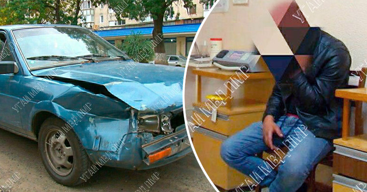 В Тирасполе задержали пьяного водителя. Коллаж: Point.md