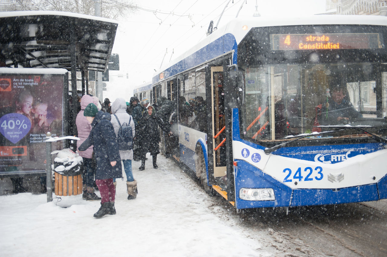 В Бельцах троллейбусы в ночь с 31 декабря на 1 января будут бесплатно перевозить пассажиров. 
