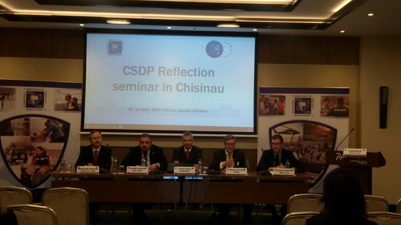 Ministrul de Externe a participat la inaugurarea unui seminar de reflecţie în domeniul Politicii de Securitate şi Apărare a UE.