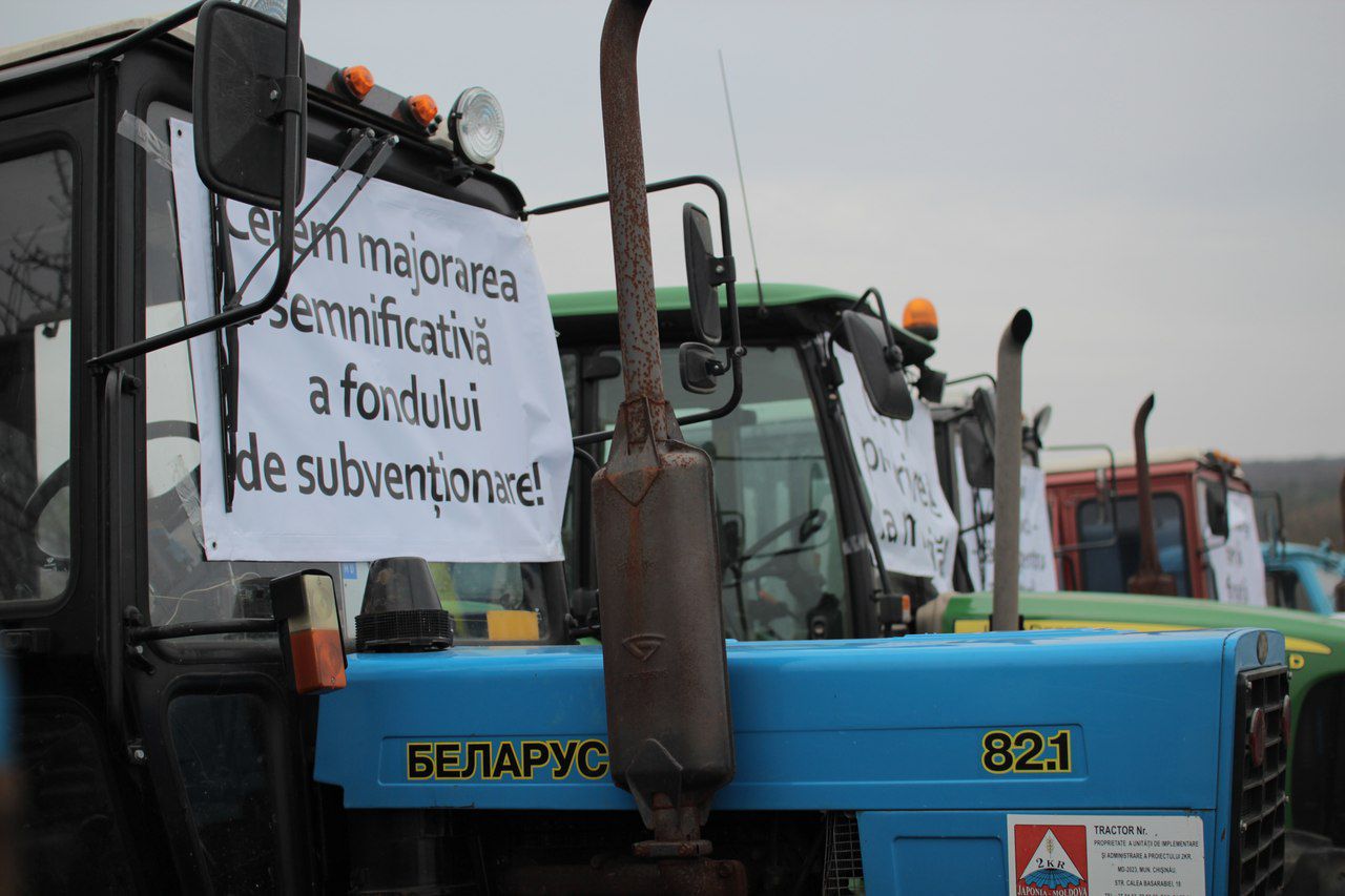 Это второй этап протеста в связи с отсутствием мер поддержки со стороны правительства.   Фото: point.md.