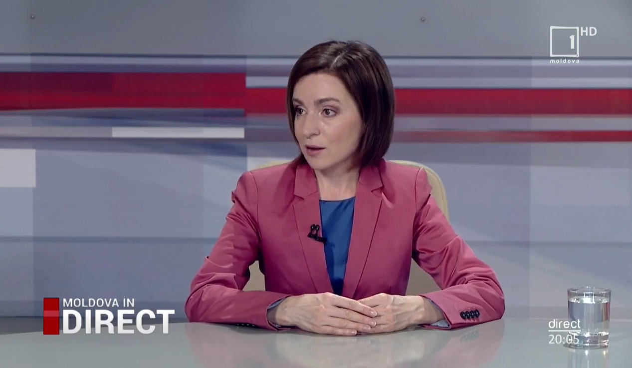 Президент Республики Молдова Майя Санду. 